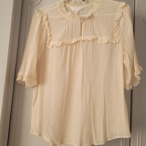 Cream Blouse